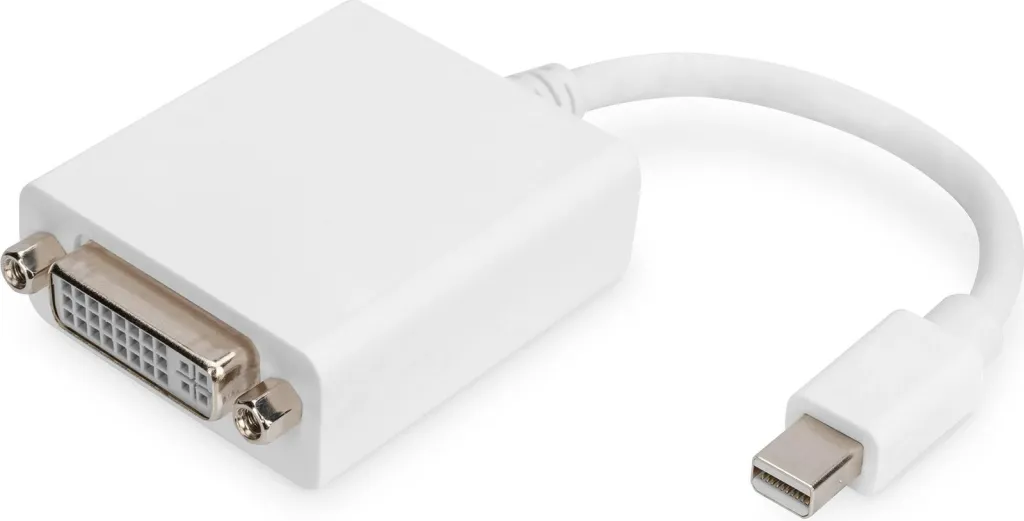 Adapter DisplayPort Digitus Mini DisplayPort në DVI-D, 0.15m, i bardhë - 1