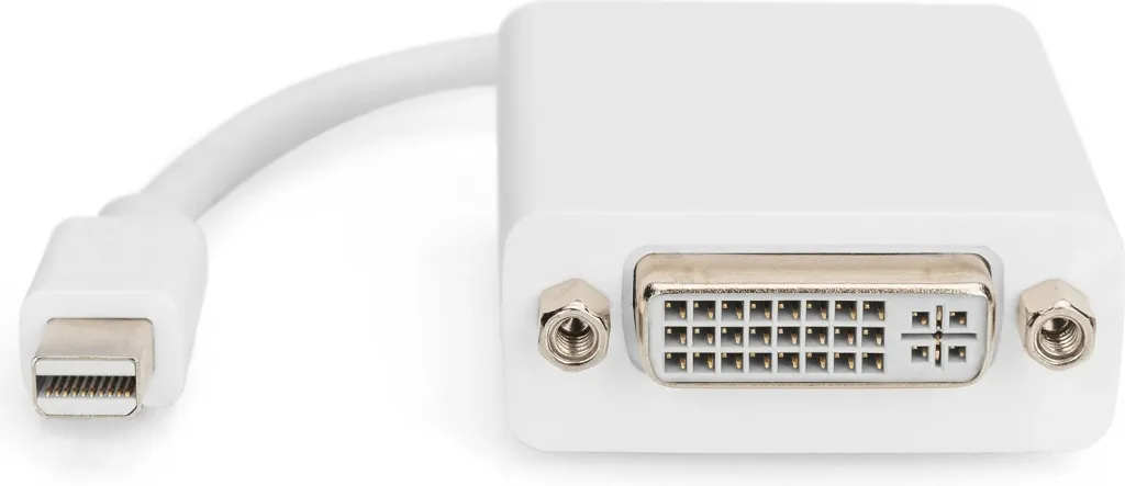 Adapter DisplayPort Digitus Mini DisplayPort në DVI-D, 0.15m, i bardhë - 2