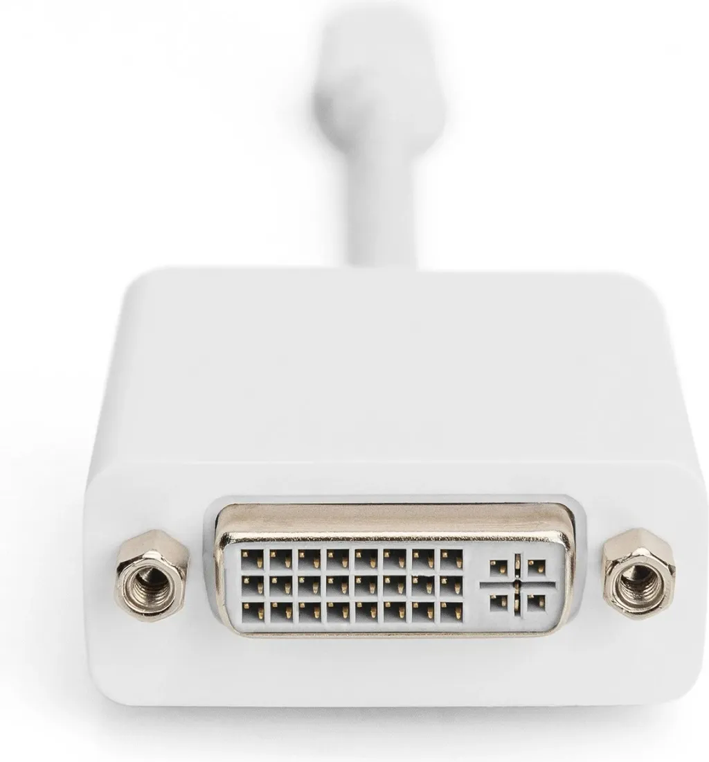 Adapter DisplayPort Digitus Mini DisplayPort në DVI-D, 0.15m, i bardhë - 4