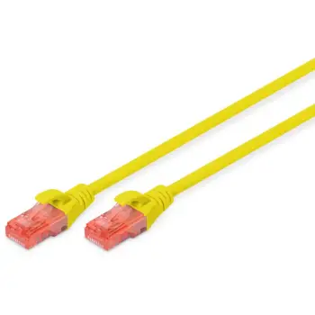 Kabllo rrjeti Digitus, U/UTP, cat. 6, 3m, e verdhë