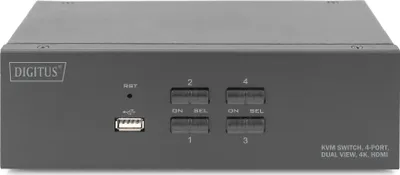 KVM switch Digitus, 4 porte HDMI, 4K, i zi - 3
