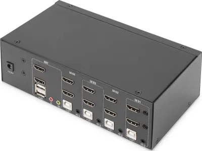 KVM switch Digitus, 4 porte HDMI, 4K, i zi - 4