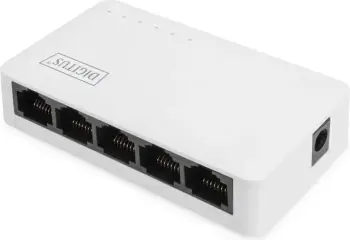 Switch i pamenaxhuar me ndërprerës Ethernet me 5 porta dixhitale