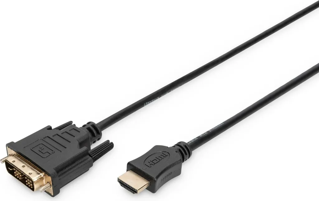 Kabllo HDMI Adapter Digitus, 3 m, HDMI Type A, DVI-D, e zezë - 1