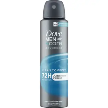 Antiperspirant Dove Men+Care Advanced Clean Comfort, 150 ml