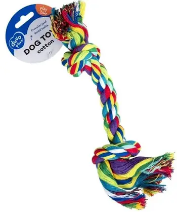 Lodër për qen Duvoplus Dog Rope with Bow, litar pambuku, me nyje