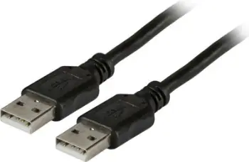 Kabllo EFB, USB-A - USB-A, 5 m , e zezë