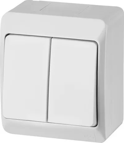 Ndërprerës Elektro-Plast (0332-02), i bardhë - 1