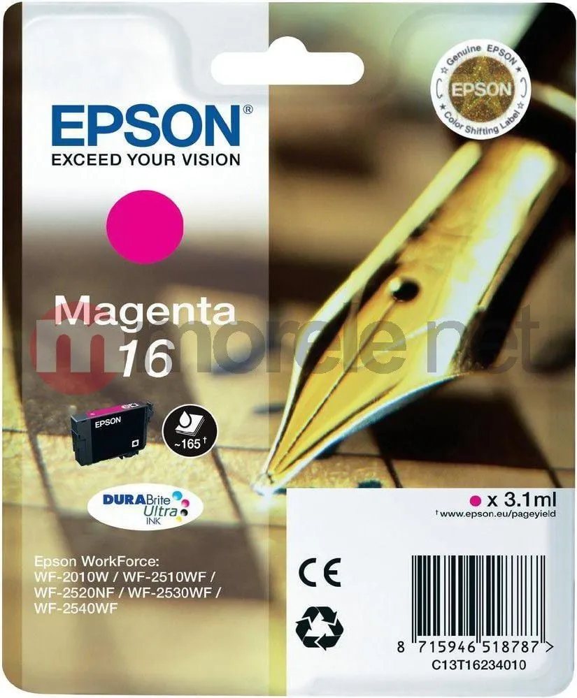 Ngjyrë për printer Epson ink T1623, magenta - 1