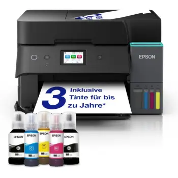 Printer multifunksional Epson EcoTank ET-4950 (C11CL40402), Inkjet, 18ppm, me Fax, EcoTank, e zezë
