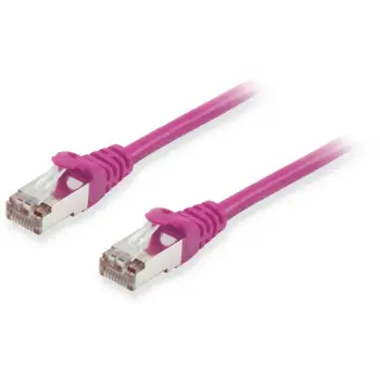 Kabllo për rrjet / Equip Patch Cable Cat6A S/FTP / 2xRJ45 / 1.50m / LSZH / Polybag – Vjollcë