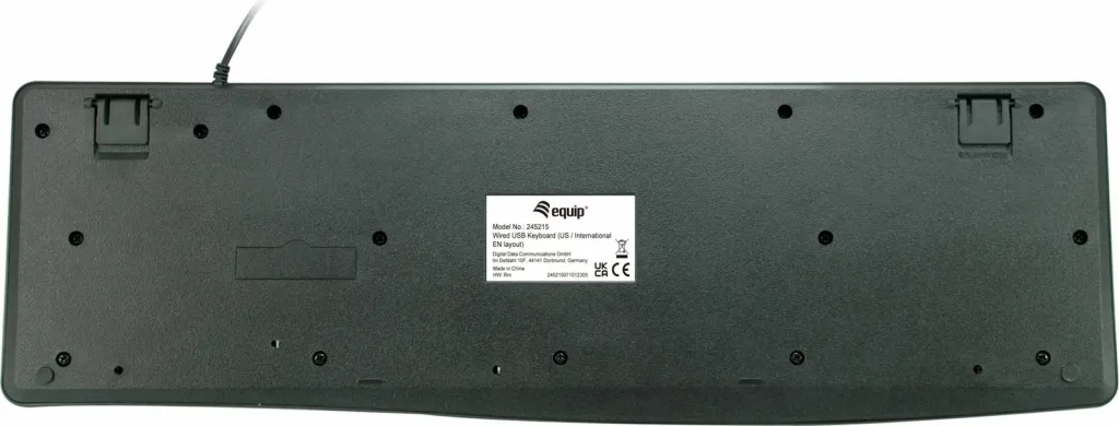 Tastierë EQUIP, USB, QWERTY, Full-size, e zezë - 3