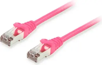 Kabëll rrjeti Equip Cat6a S/FTP 0.5m, RJ-45, rozë