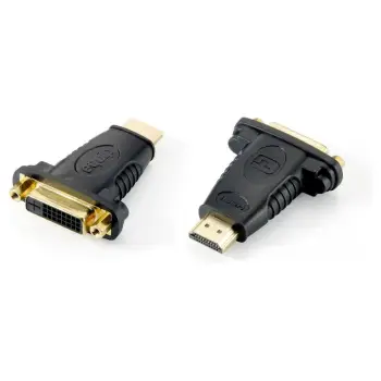 Adapter HDMI në DVI-D Dual Link Equip, DVI (24+1), HDMI A, Ngjyrë e zezë