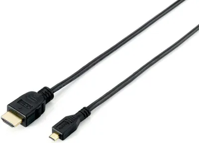 Kabllo Equip HDMI Micro - HDMI, 1m, e zezë - 1