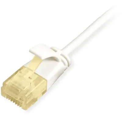 Kabllo rrjeti Equip Patch Cable Cat6a, 0.5m, U UTP Slim, e bardhë - 2