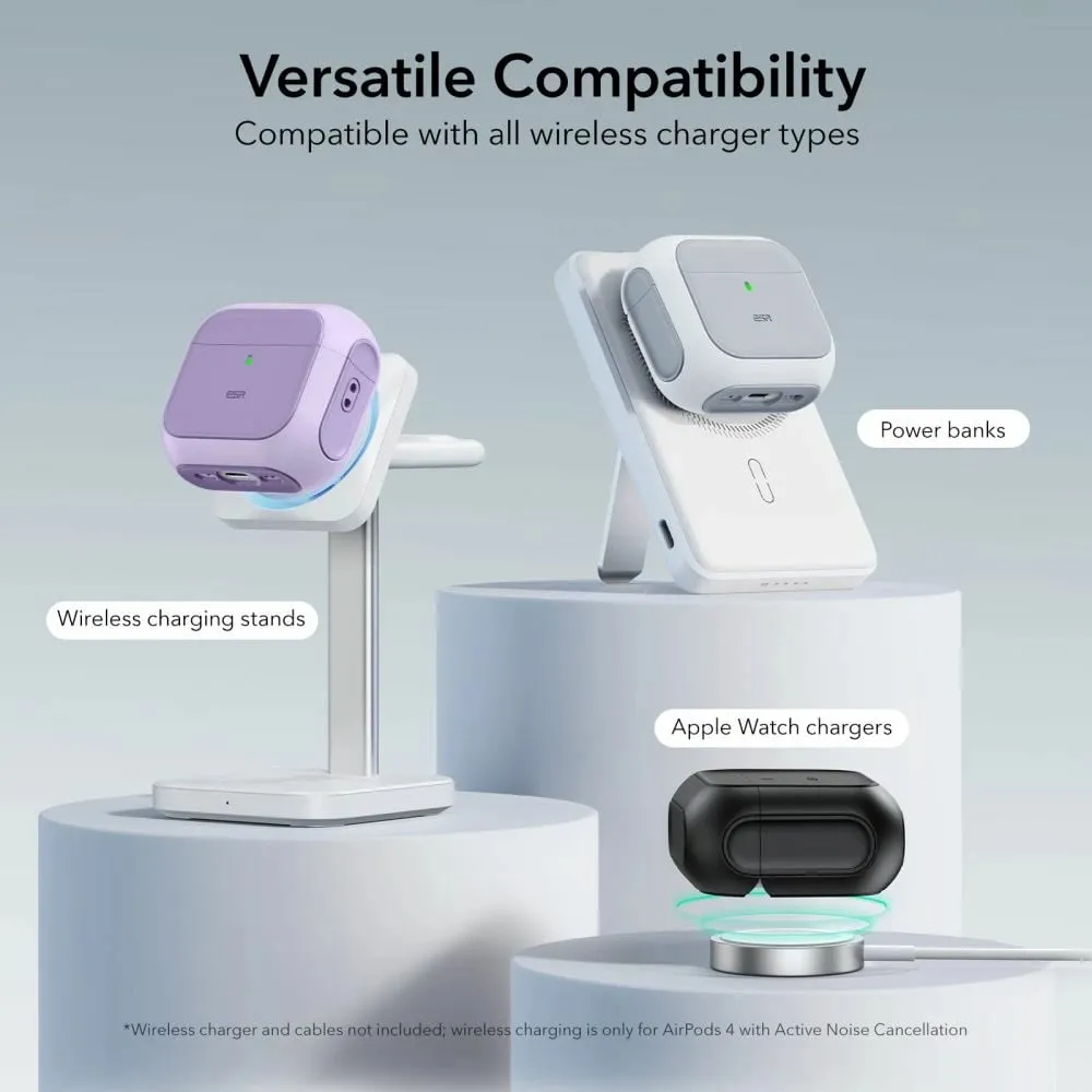 Mbështjellës ESR Orbit HaloLock për AirPods 4, MagSafe, vjollcë - 5
