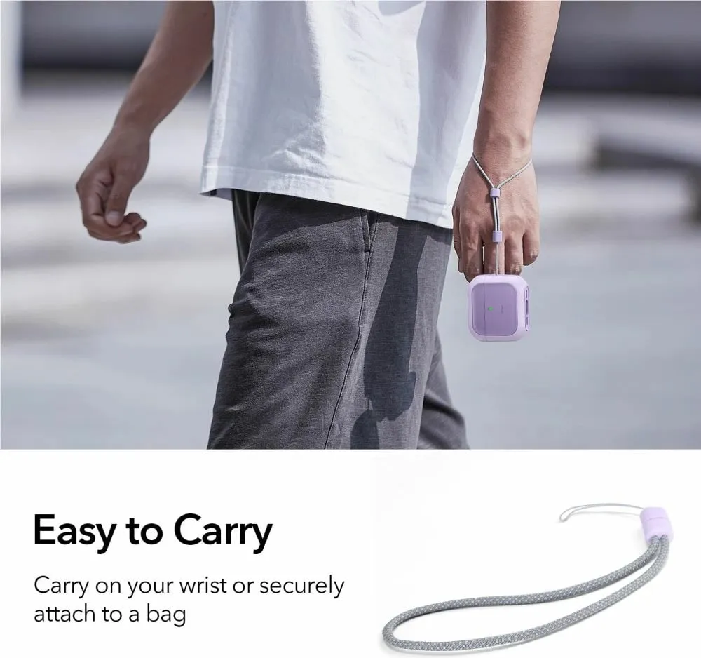 Mbështjellës ESR Orbit HaloLock për AirPods 4, MagSafe, vjollcë - 6