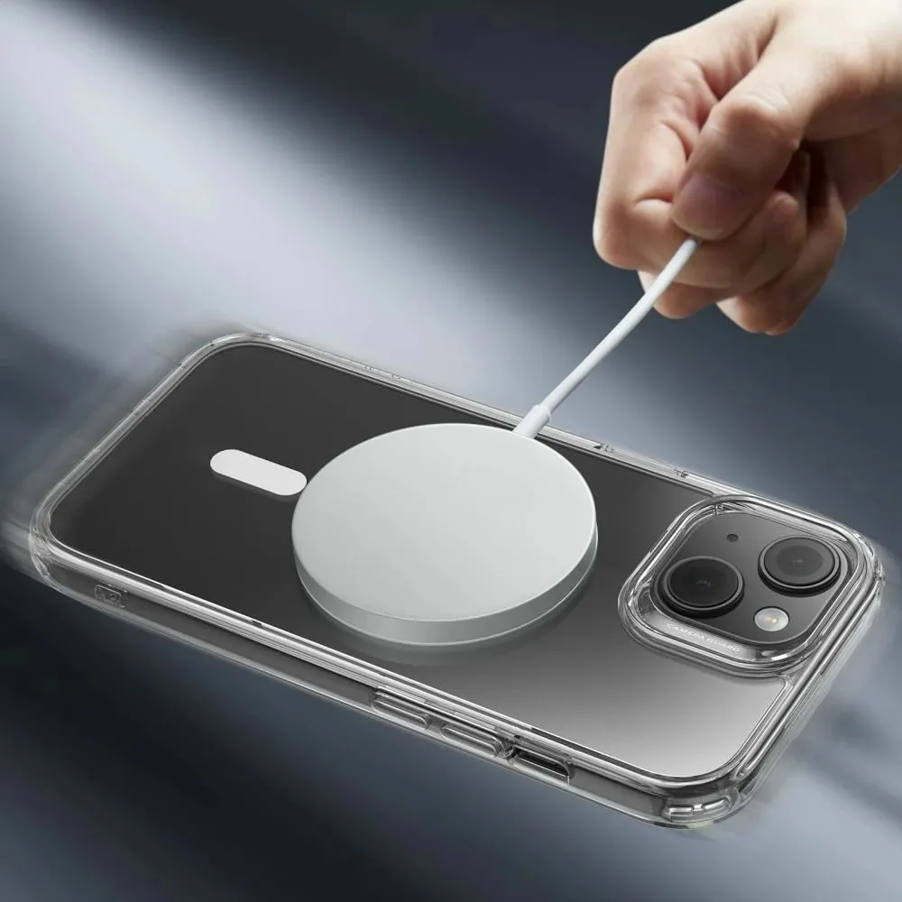 Mbështjellës ESR Classic Hybrid HaloLock me MagSafe për iPhone 15, Transparent - 5