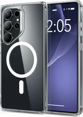 Mbështjellës ESR Classic Hybrid HaloLock për Samsung Galaxy S25 Ultra, Transparent