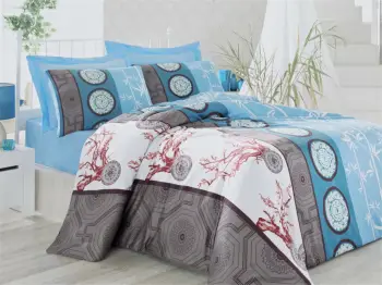 Set mbulesë për jorgan king size, saten, L'essentiel, Feodora