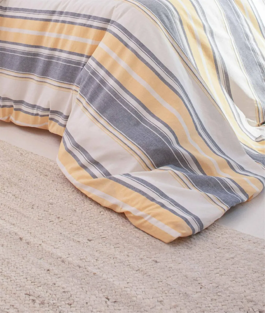Set mbulesë për jorgan dopio, L'essentiel, Viento, ngjyrë e verdhë - 3