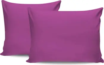 Set këllëfësh jastëku (2 copë), ngjyrë vjollcë, L'essentiel, 80x80cm
