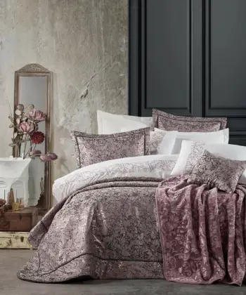 Set dhome gjumi dopio L'essentiel, Destina, ngjyra powder