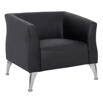 Fotel Kiana FH3122.11, ngjyrë e zezë, PU, 80x75x71 cm