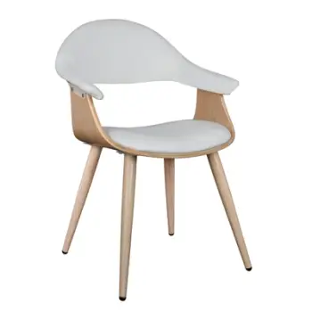 Karrige për zyre konferencash Superior Pro FH1111.02, e bardhë/dru