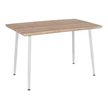 Tavolinë PALOMA, 120×70×76,5 cm, Sonama/white (HM8334.02), bardhë