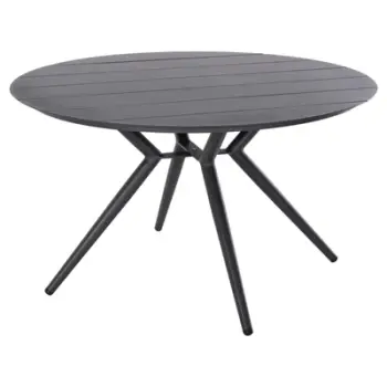 Tavolinë e jashtme e rrumbullakët HIGER FH6061.03 alumini antracit Φ126Χ73H cm