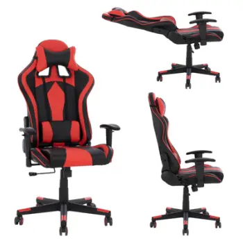 Karrige gaming DOCKS FH1162.01, e zezë/e kuqe