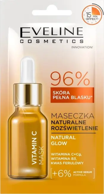 Maskë për fytyrë Eveline Cosmetics Vitamin C Mask natural brightening për femra 8ml