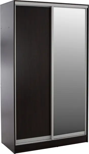 Dollap me dy dyer, me derë rrëshqitëse, ngjyrë wenge, FH2460.02, 120x60x220 cm