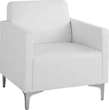 Fotel Nellie FH3159.12, ngjyrë e bardhë PU, 64x71x71cm
