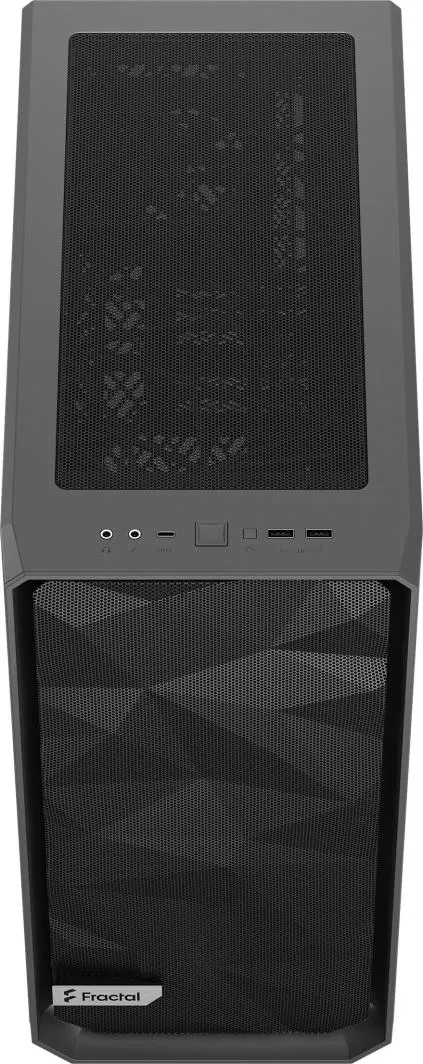 Kasë Fractal Design Meshify 2 Compact TG Light Tint, e hirtë, Midi Tower - 11