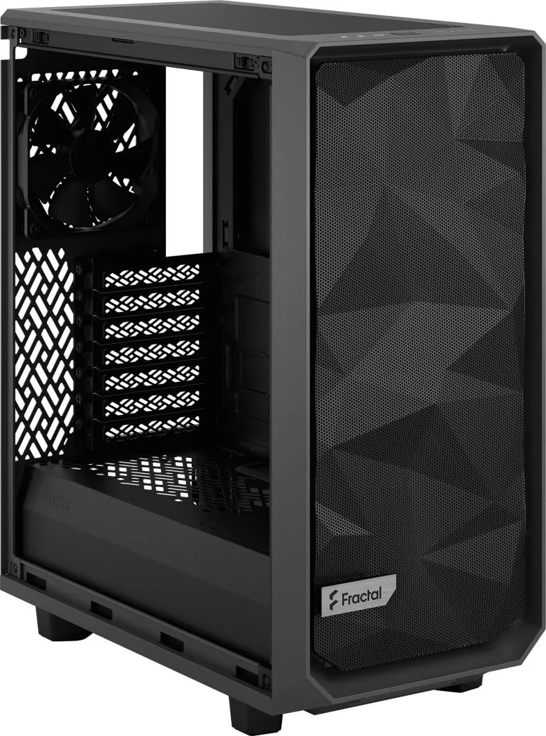 Kasë Fractal Design Meshify 2 Compact TG Light Tint, e hirtë, Midi Tower - 12