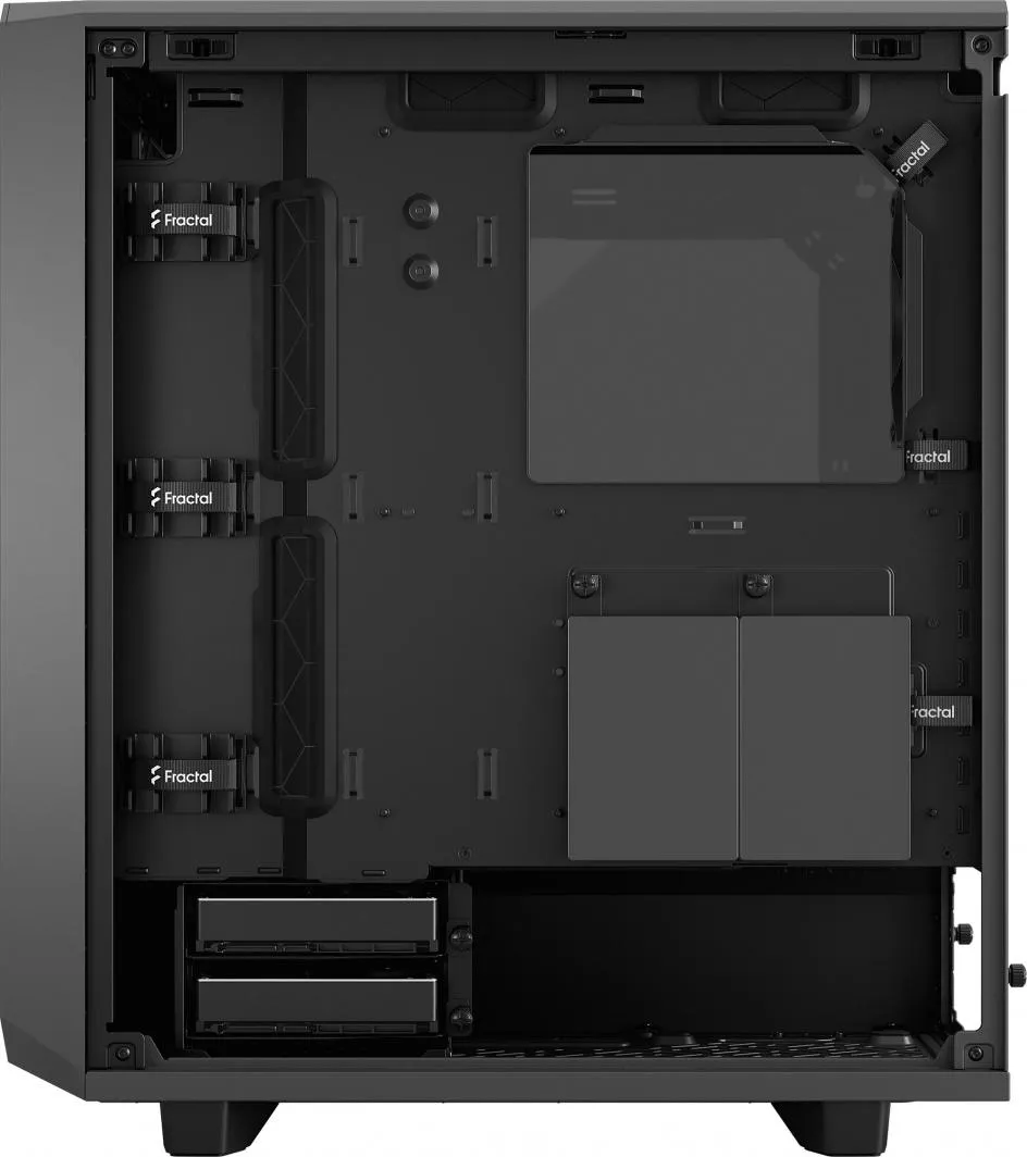 Kasë Fractal Design Meshify 2 Compact TG Light Tint, e hirtë, Midi Tower - 15