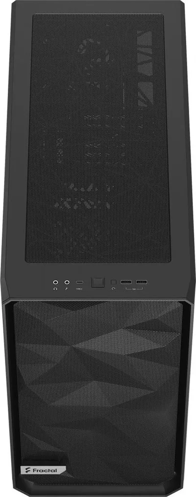 Kasë Fractal Design Meshify 2 TG Dark Tint, e zezë, Midi Tower - 11