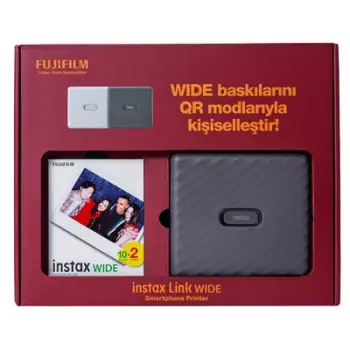 Set Fujifilm Instax Wide, i hirtë (printer, 20 filma)