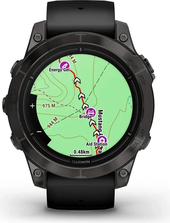 Smartwatch Garmin epix Pro (Gen 2) Sapphire Edition, 47 mm, 32 GB, E zezë - 4