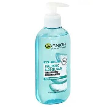 Xhel pastrimi për fytyrë Garnier Hyaluronic Aloe, 200 ml