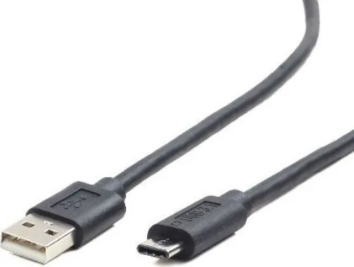 Kabllo Gembird USB-A - USB (CC-USB2-AMCM-1M), 1m, e zezë - 1