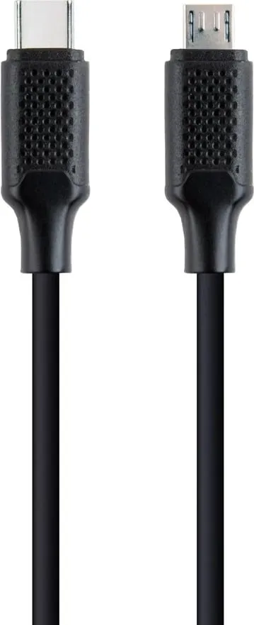 Kabllo Gembird, USB C / Micro-USB B, 1.5 m, e zezë - 1