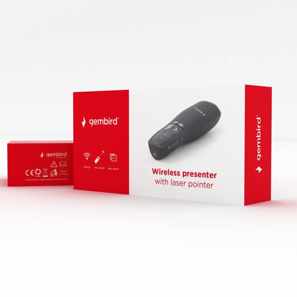 Prezantues me laser Gembird Wireless, 660nm, 10m, i zi - 5