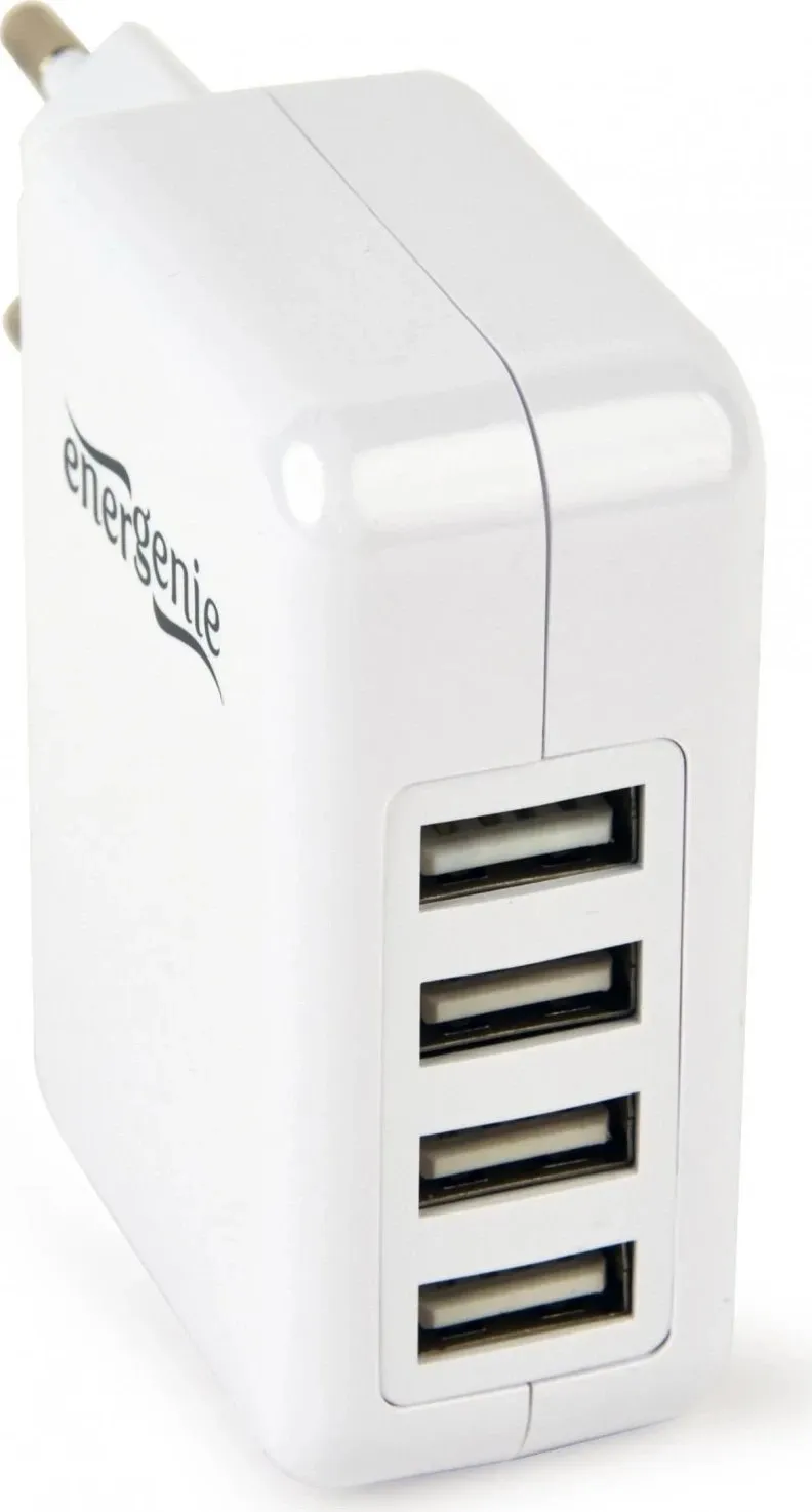 Karikues Gembird me 4 porta USB 3.1, bardhë - 2