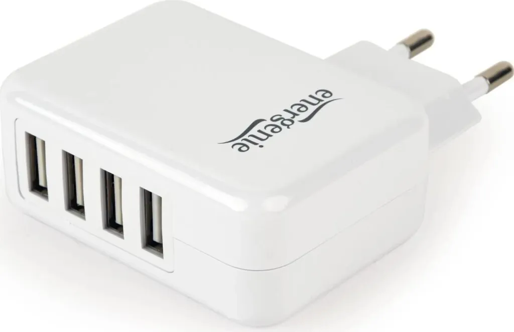Karikues Gembird me 4 porta USB 3.1, bardhë - 4