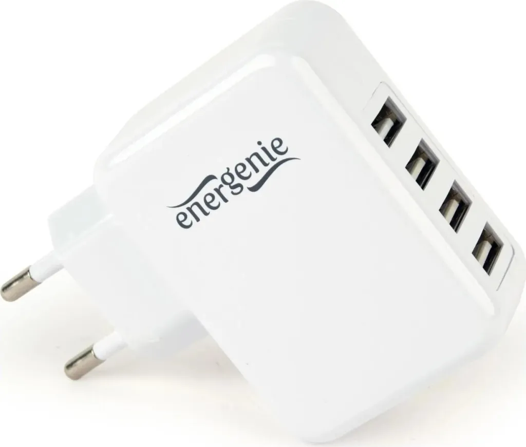 Karikues Gembird me 4 porta USB 3.1, bardhë - 5