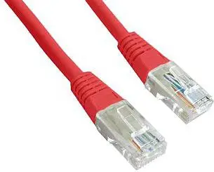Kabllo Gembird Patchcord RJ45 (PP12-0.5M/R), Cat. 5e, UTP, 0.5m, e kuqe